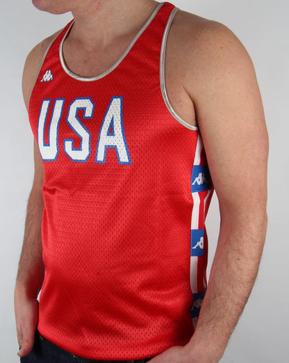 Robe Di Kappa LA84 USA Olympiaweste Rot
