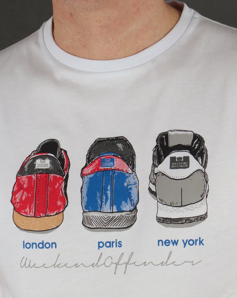 Weekend Offender Heels T-Shirt Weiß