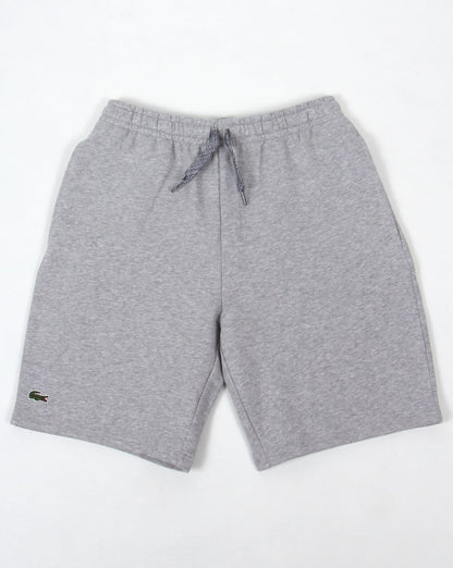 Lacoste Fleece-Shorts Grau meliert