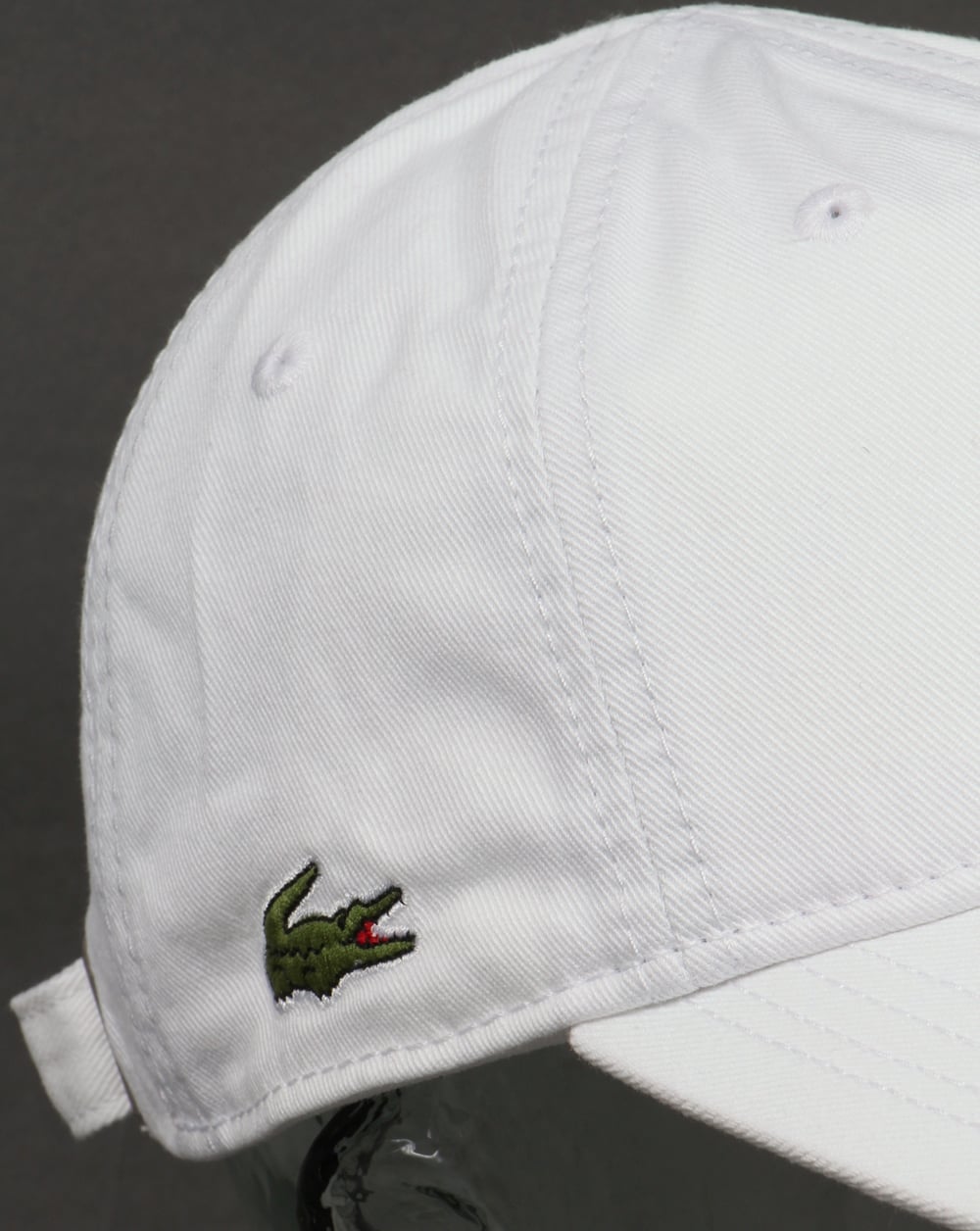 Lacoste Gabardine Baseballkappe Weiß