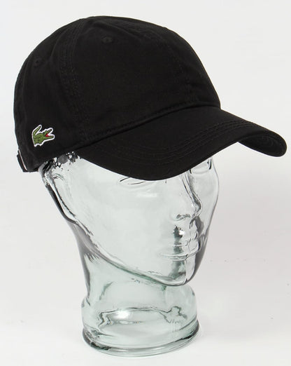 Lacoste Gabardine Baseballkappe Schwarz
