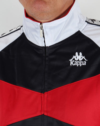 Robe Di Kappa Trafford Trainingsjacke Marineblau/Rot/Weiß