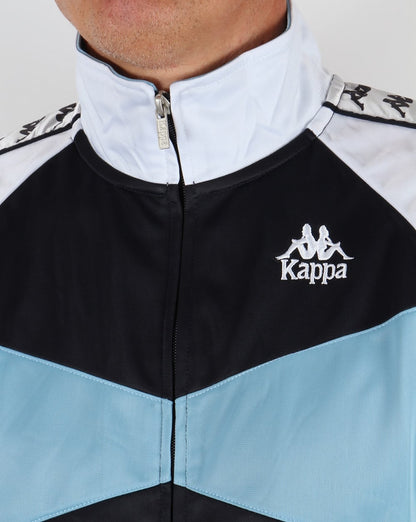 Robe Di Kappa Trafford Trainingsjacke Marineblau/Himmelblau/Weiß