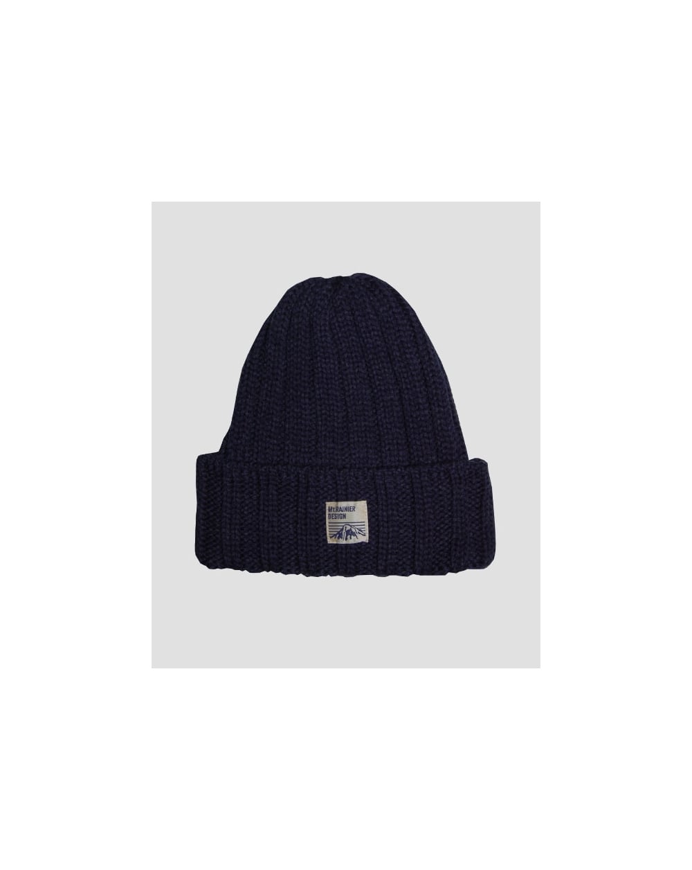 Mt Rainier Design Strickmütze Indigo