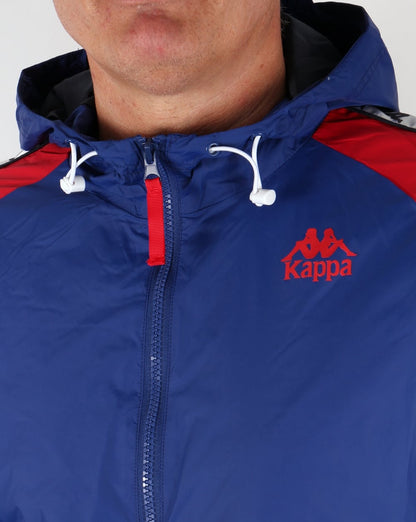 Robe Di Kappa Anfield Kapuzenjacke Königsblau/Rot