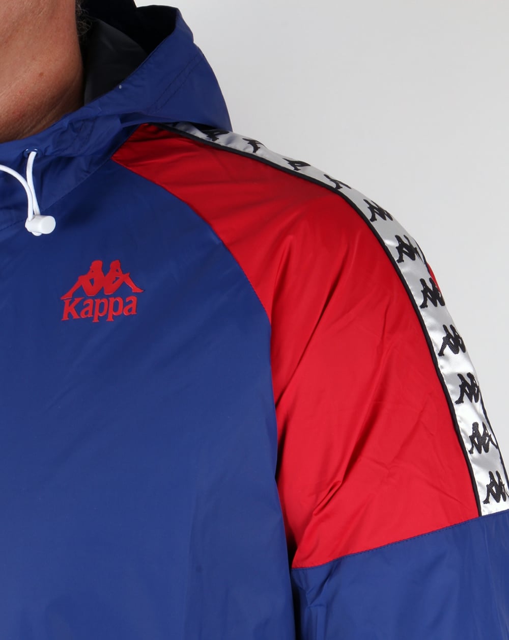 Robe Di Kappa Anfield Kapuzenjacke Königsblau/Rot