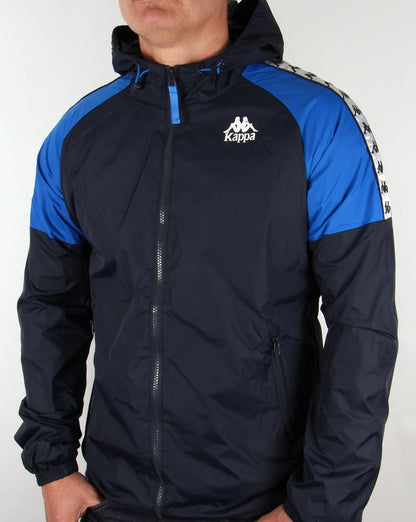 Robe Di Kappa Anfield Kapuzenjacke Marineblau/Königsblau