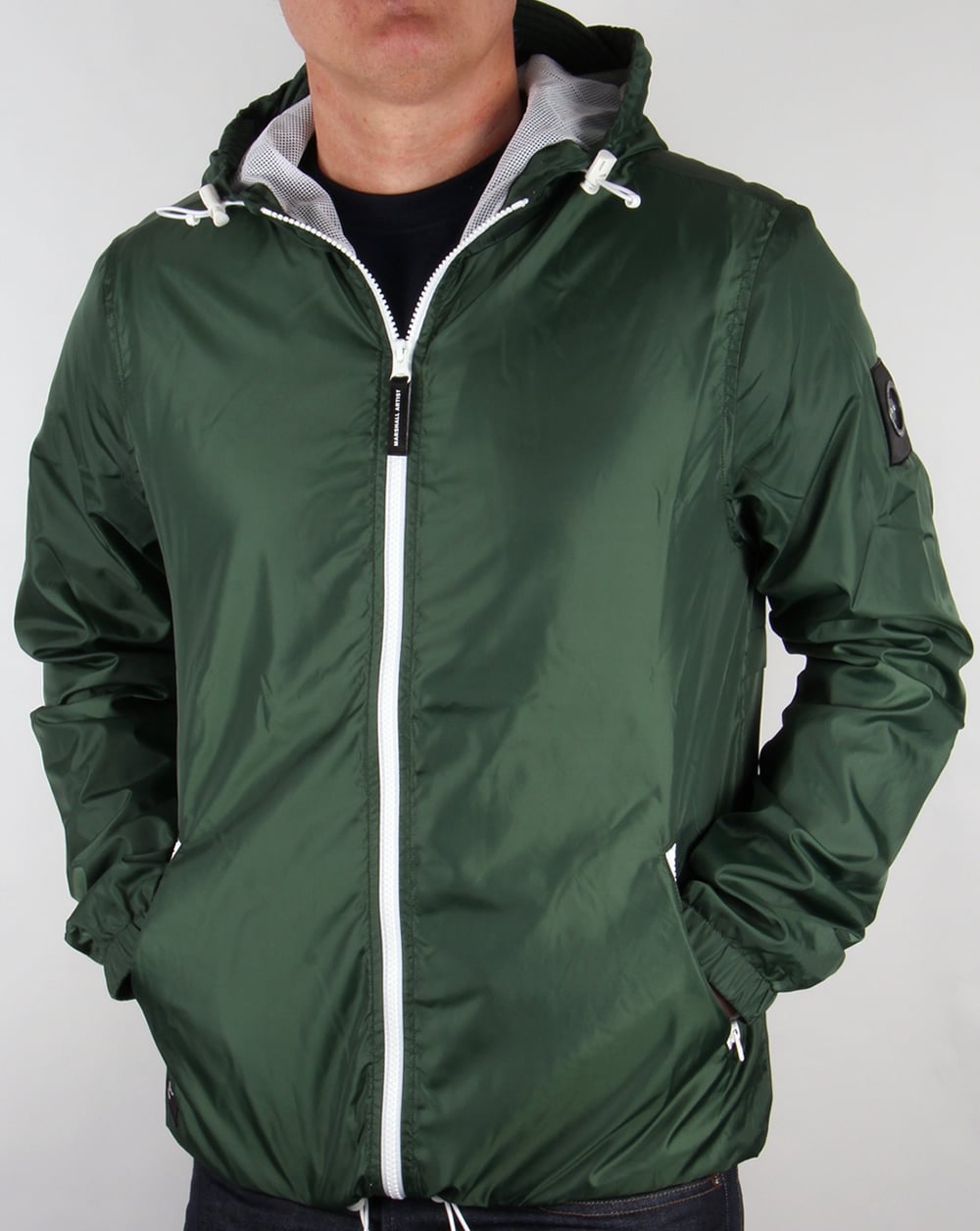Marshall Artist Ripstop Light Shell Jacke Awaydays Grün