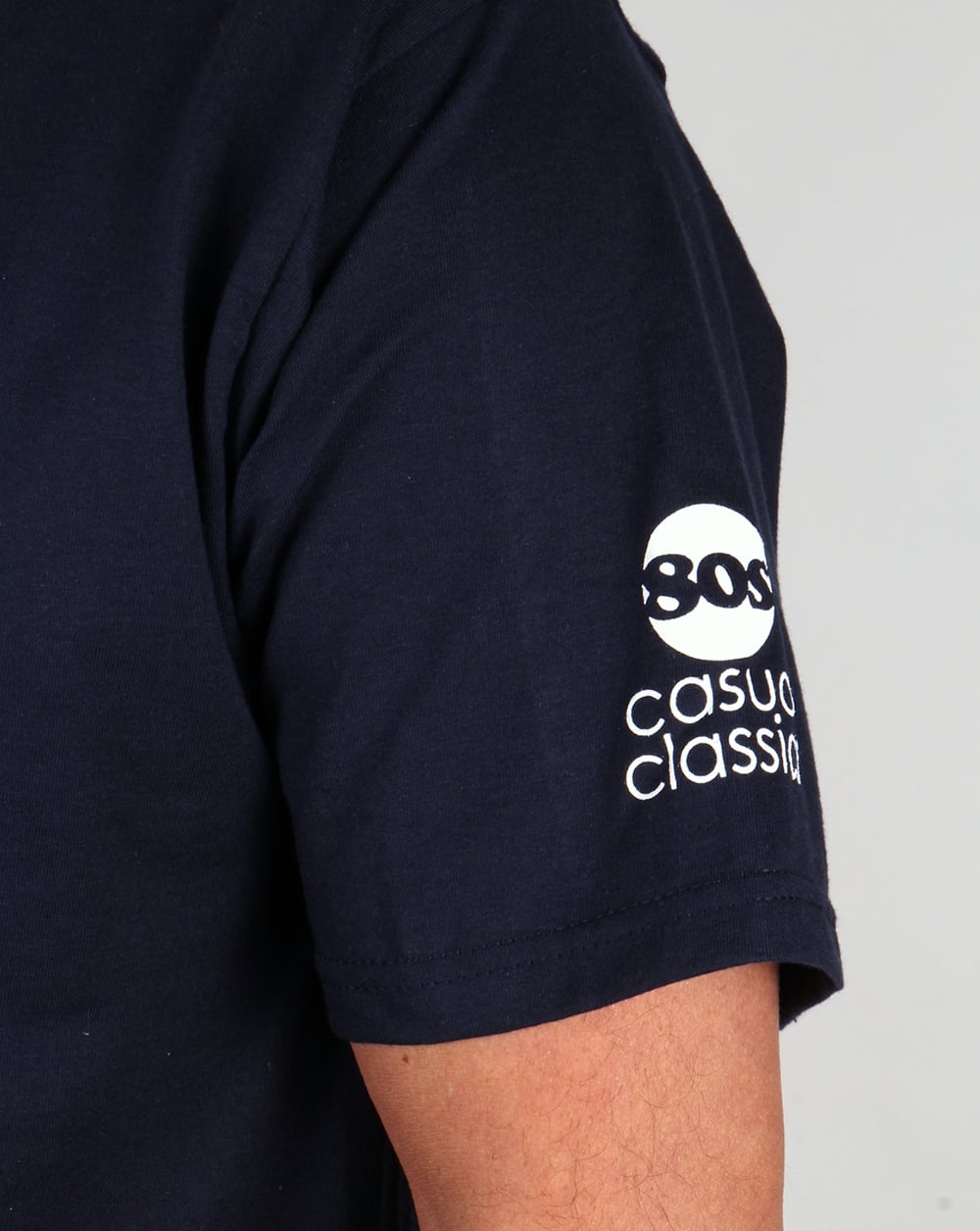 80er Casual Classics Definitely Casual T-Shirt Marineblau