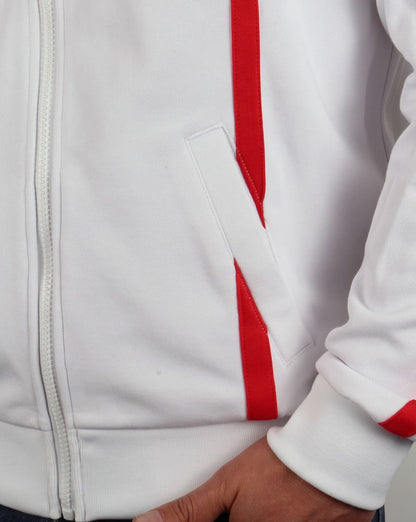 Fila Vintage Drift Trainingsjacke Weiß/Rot