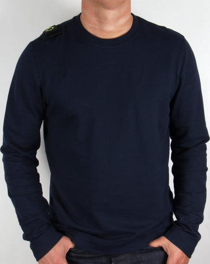 Ma.strum Jersey-Sweatshirt Marineblau