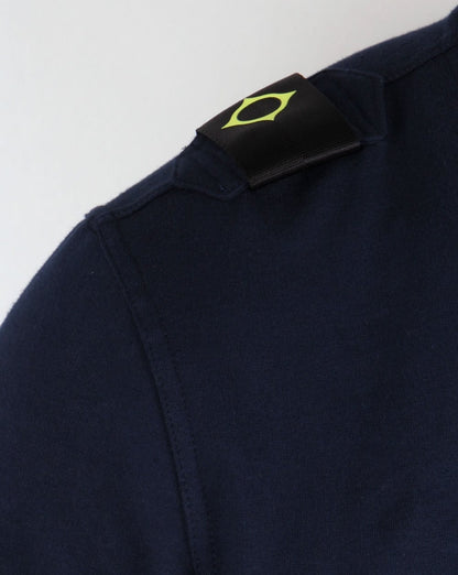 Ma.strum Jersey-Sweatshirt Marineblau