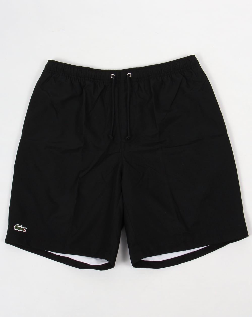 Lacoste Sport – Shorts mit Kordelzug und Diamanten in Schwarz