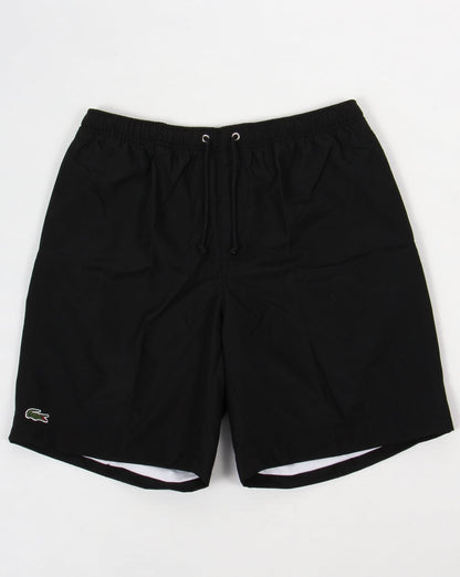 Lacoste Sport – Shorts mit Kordelzug und Diamanten in Schwarz