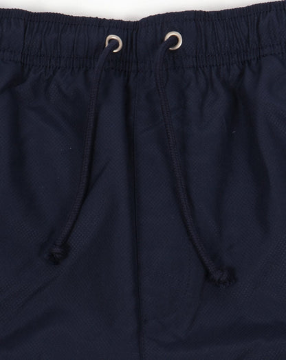 Lacoste Sport – Shorts mit Kordelzug und Diamanten in Marineblau