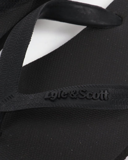Lyle And Scott Brora Flip-Flops Schwarz