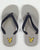 Lyle And Scott Brora Flip Flop Aluminium Grey