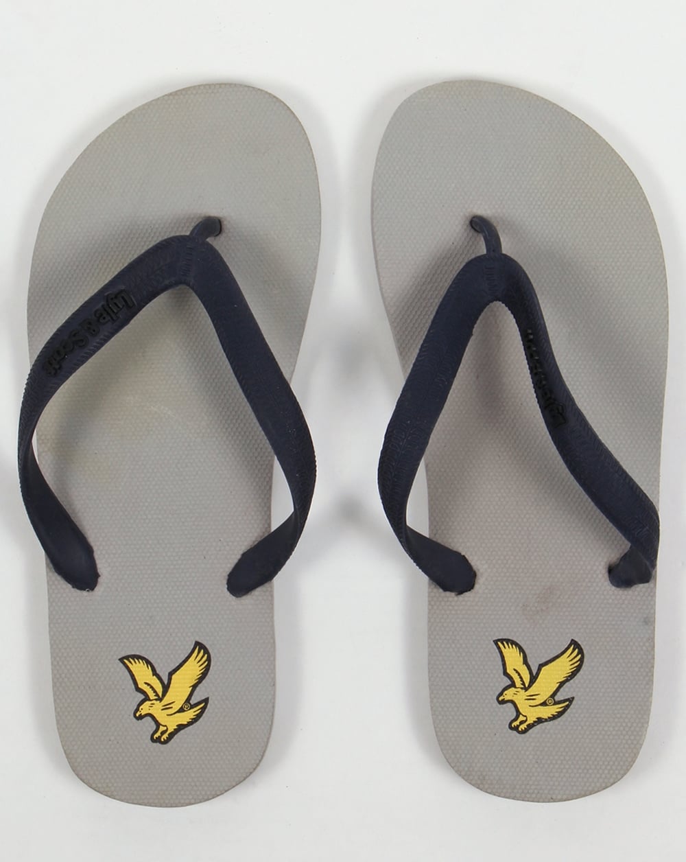 Lyle And Scott Brora Flip Flop Aluminiumgrau