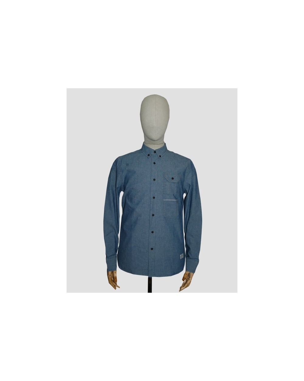 Penfield Helenby Selvedge Utility-Hemd Blau