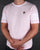 Fila Vintage 4 Stripe Ringer T-shirt Pink/White