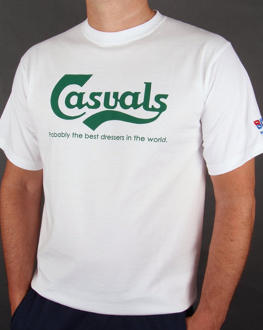 80s Casual Classics 80er Casual Classics Casuals Best Dressers T-Shirt Weiß