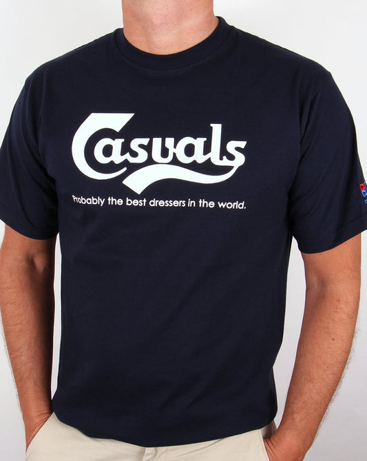 80s Casual Classics 80er Casual Classics Casuals Best Dressers T-Shirt Marineblau