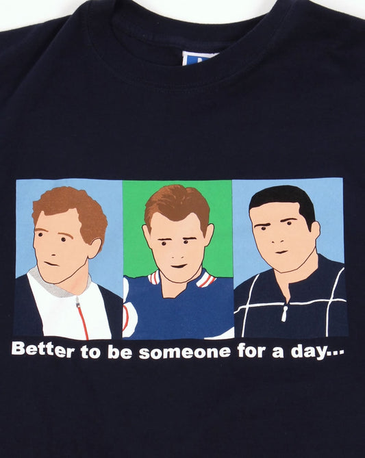 80s Casual Classics 80er Casual Classics Business Trio T-Shirt Marineblau