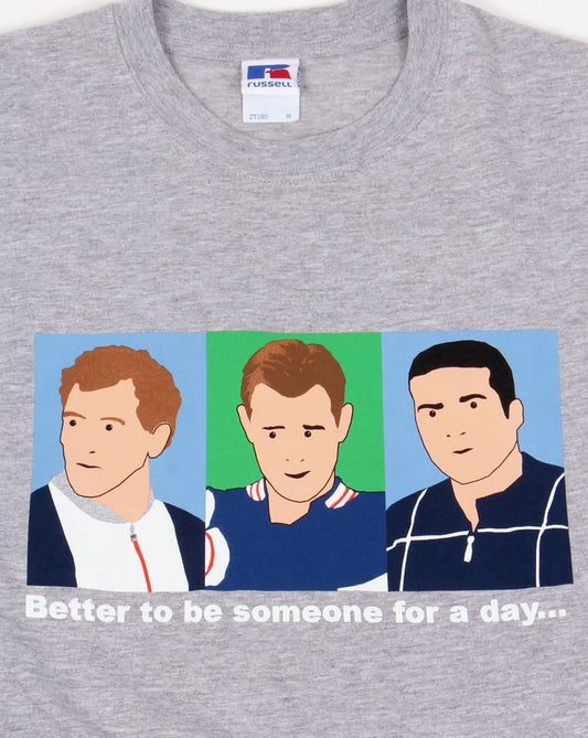 80s Casual Classics 80s Casual Classics Business Trio T-Shirt Graumeliert