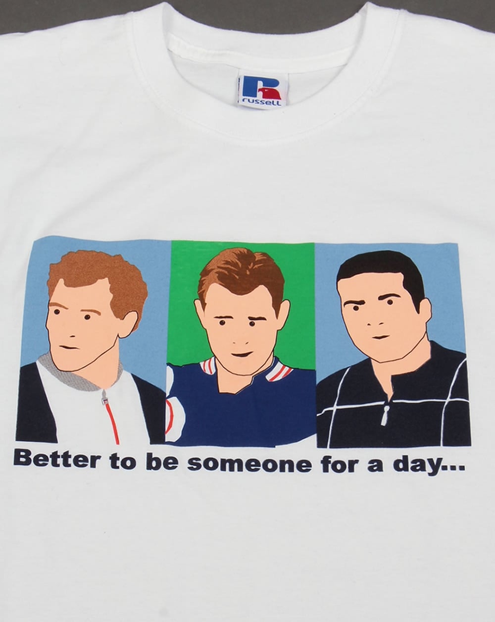 80er Casual Classics Business Trio T-Shirt Weiß