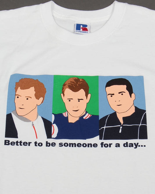 80s Casual Classics 80er Casual Classics Business Trio T-Shirt Weiß