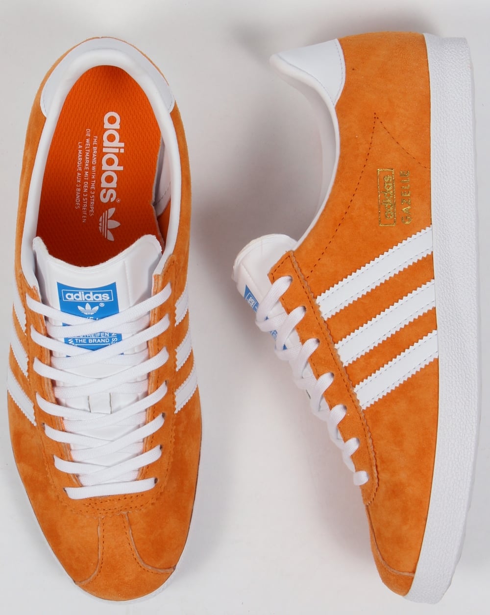 Adidas Gazelle OG Turnschuhe Leuchtend Orange/Weiß