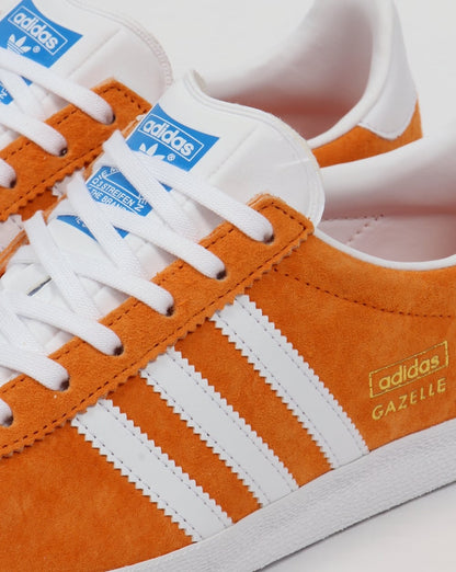 Adidas Gazelle OG Turnschuhe Leuchtend Orange/Weiß