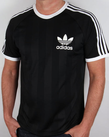 Adidas Old Skool 3-Streifen-T-Shirt Schwarz