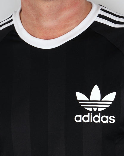 Adidas Old Skool 3-Streifen-T-Shirt Schwarz