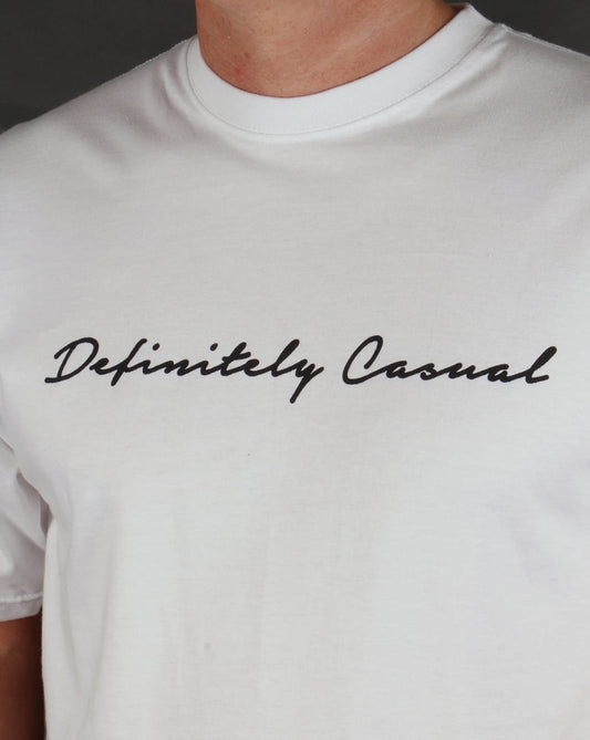80s Casual Classics 80er Casual Classics Definitely Casual T-Shirt Weiß