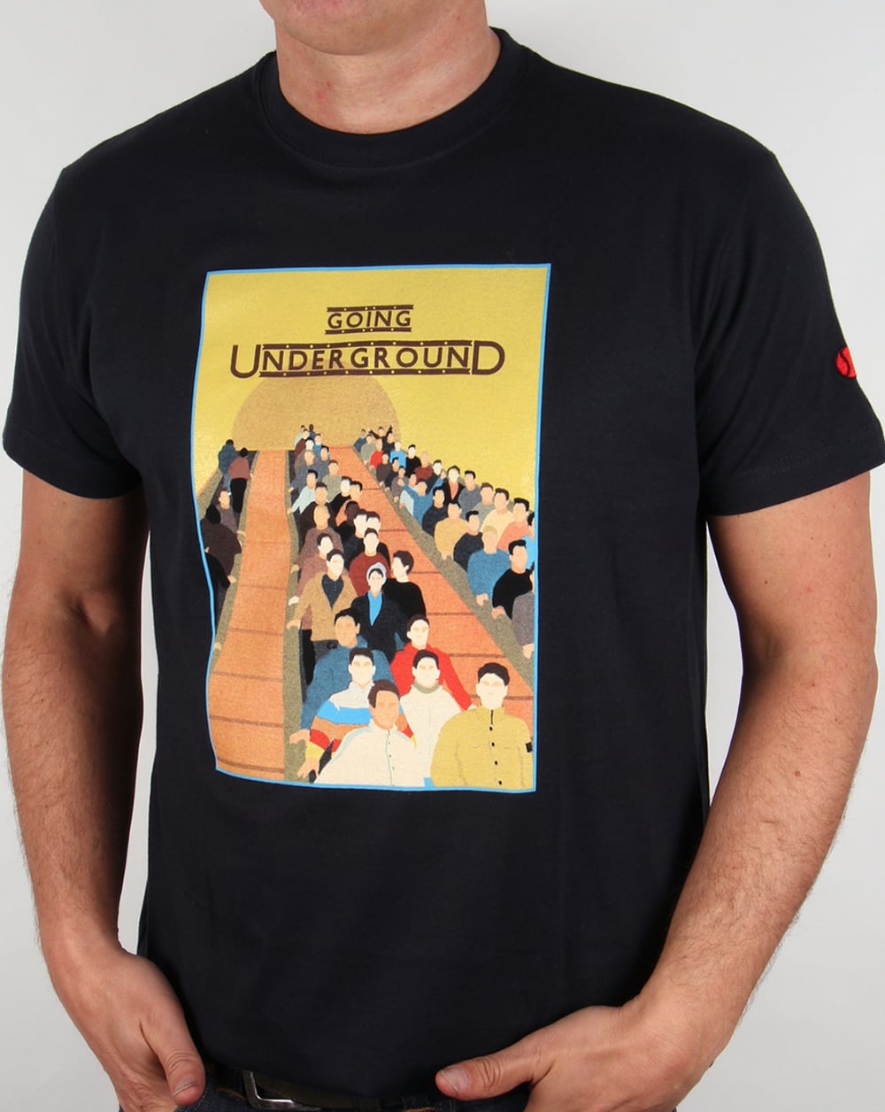 80s Casuals Going Underground T-Shirt Dunkelblau