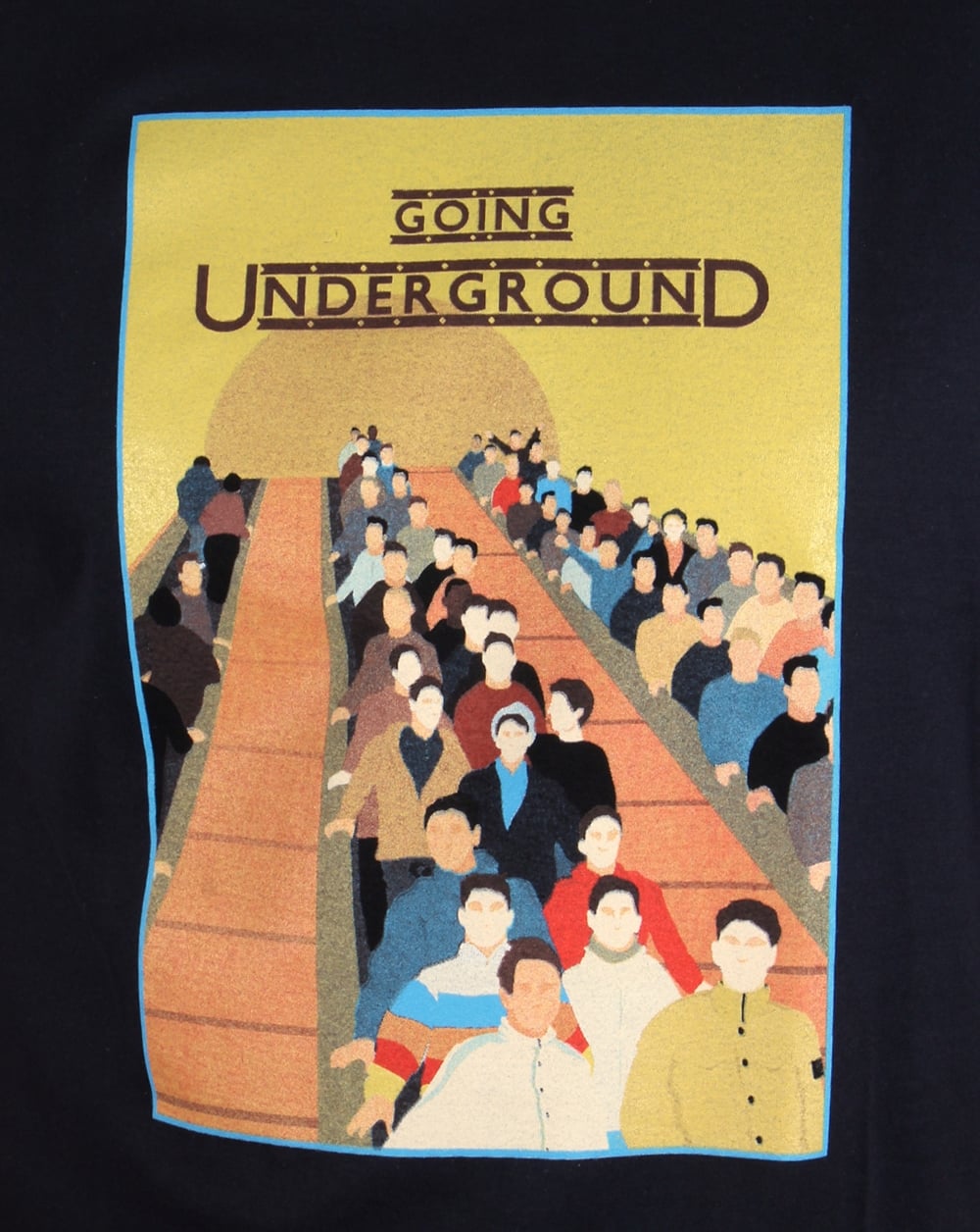 80s Casuals Going Underground T-Shirt Dunkelblau