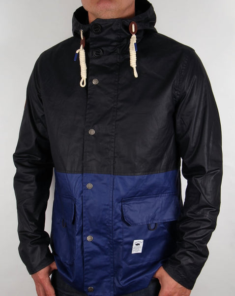 Bellfield Block Colour Fisherman Jacket Dark Navy/Royal