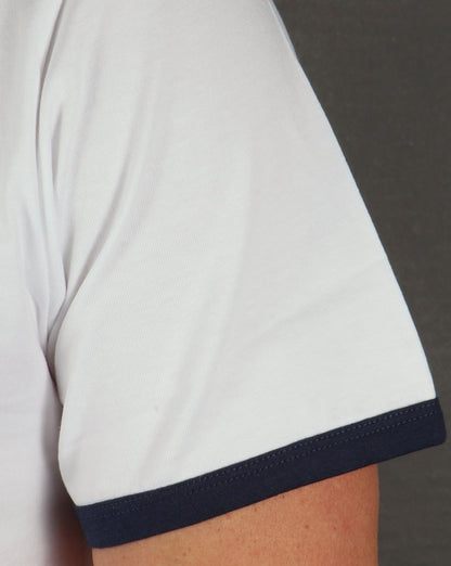 Ellesse – Neues Ringer-T-Shirt in Weiß