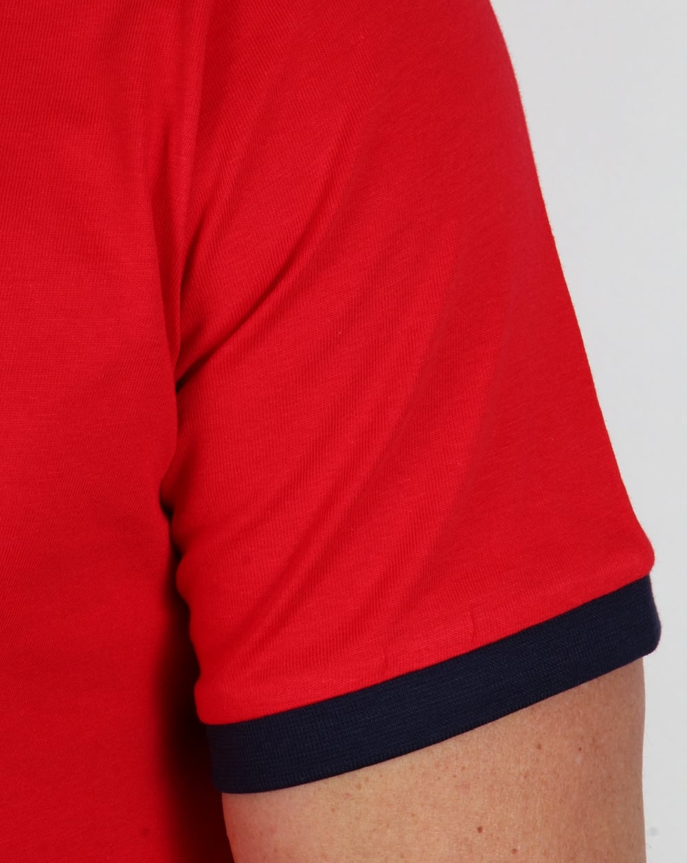 Fila Vintage Ringer T-Shirt Rot