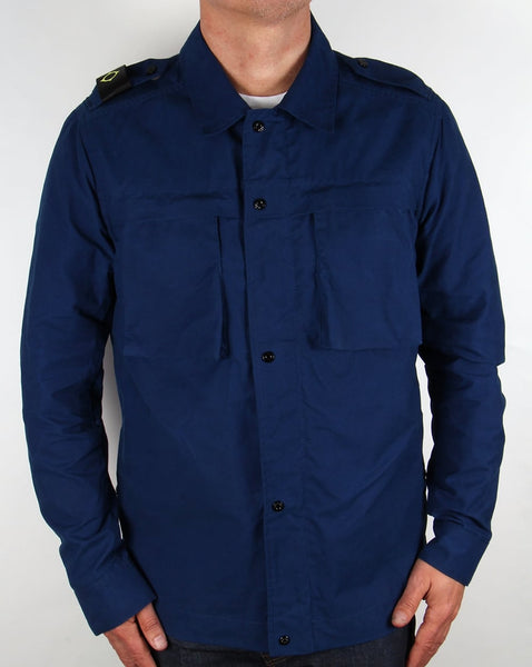 Ma.strum Clipper Cargo Overshirt Northern Blue