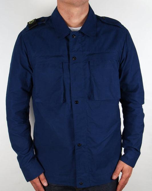 Ma.Strum Ma.strum Clipper Cargo-Overshirt Northern Blue