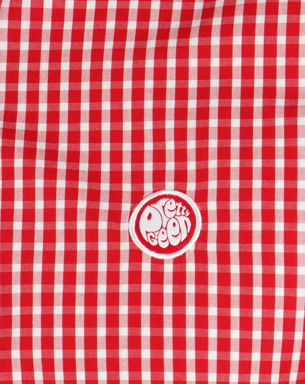 Pretty Green Ebsworth Gingham Hemd Rot