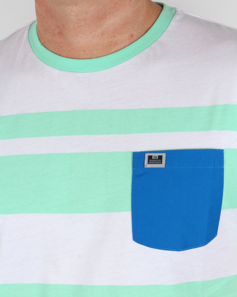 Weekend Offender Quintessence T-shirt Teatree/White