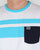 Weekend Offender Quintessence T-shirt Ocean Blue/White