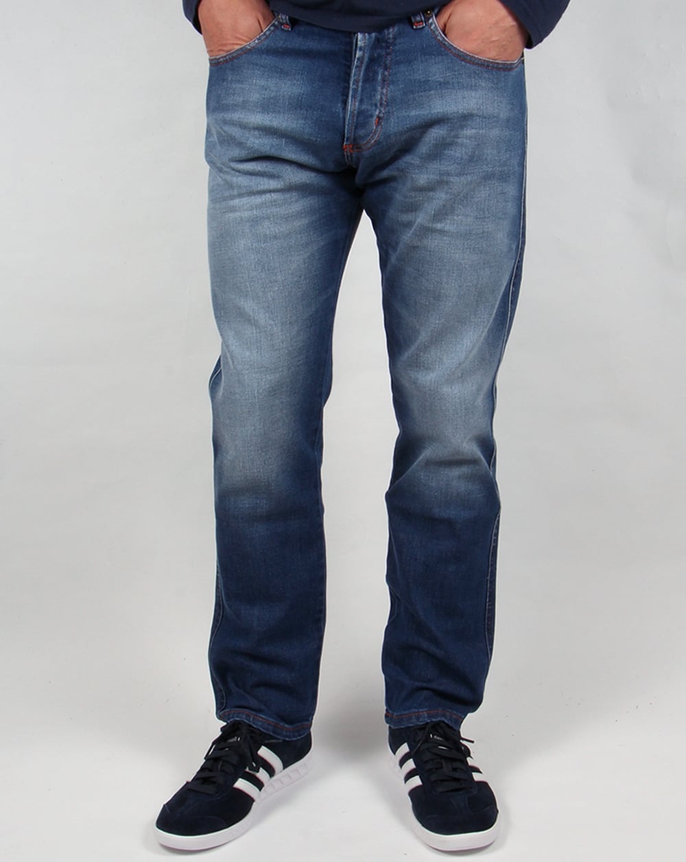 Lois Terrace – Regular Taper-Jeans in Stone-Waschung