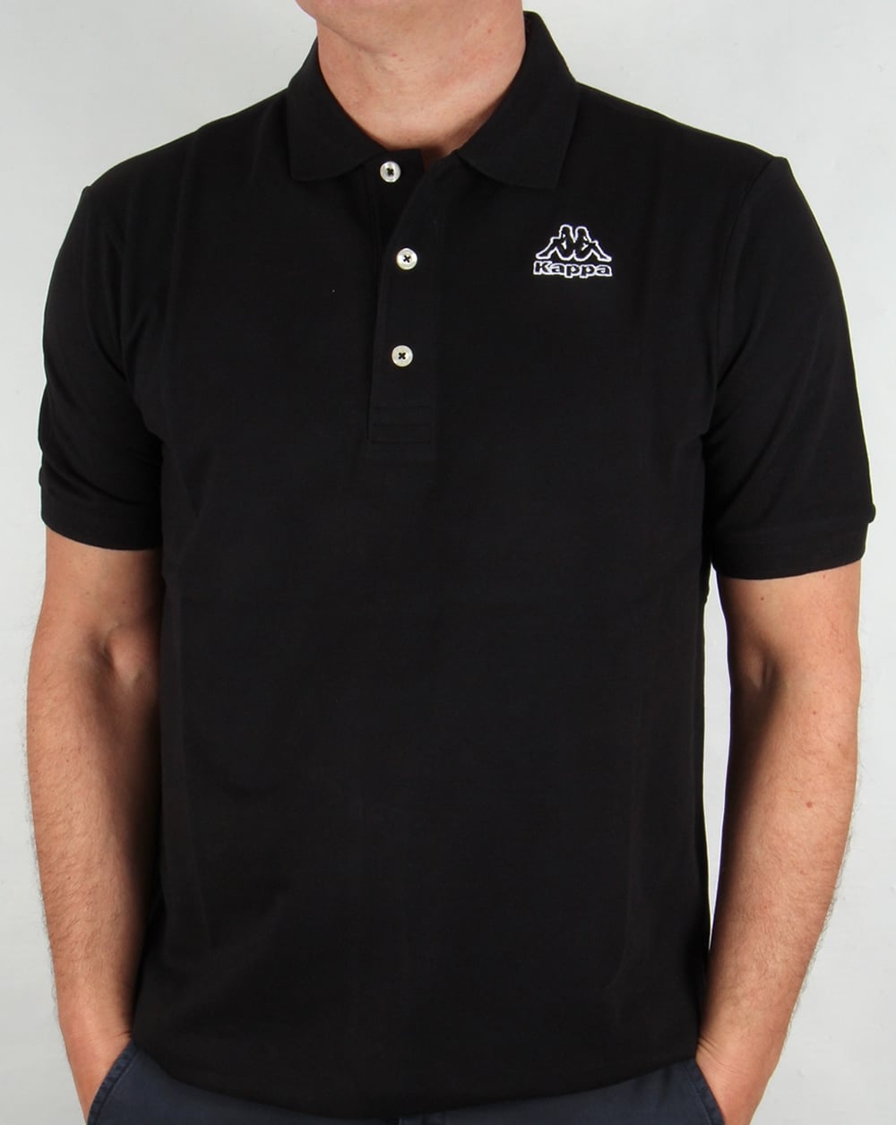 Robe di Kappa Omini Poloshirt Schwarz