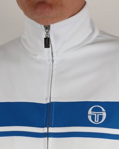 Sergio Tacchini Masters II Trainingsjacke Weiß/Royal