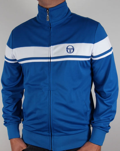 Sergio Tacchini Masters II Trainingsjacke Royal/Weiß