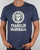 Franklin And Marshall Large Logo T-shirt Blue Melange